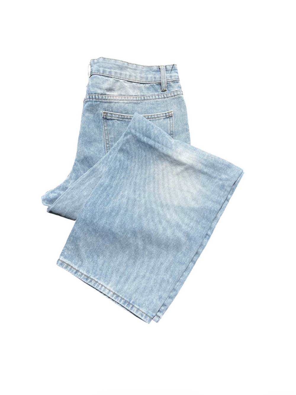 Light Wash Men’s Relaxed Fit Jeans - Picture 3 of 7